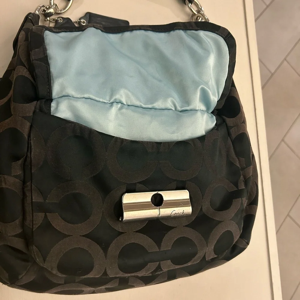 Coach Black and Brown Women's Bag-Preowned-clean-vintage-soft-beautiful-get it!